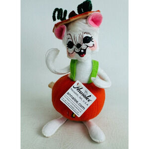 Annalee Dolls 6” Pumpkin Mouse Halloween Decor 2013 Dillards Exclusive New